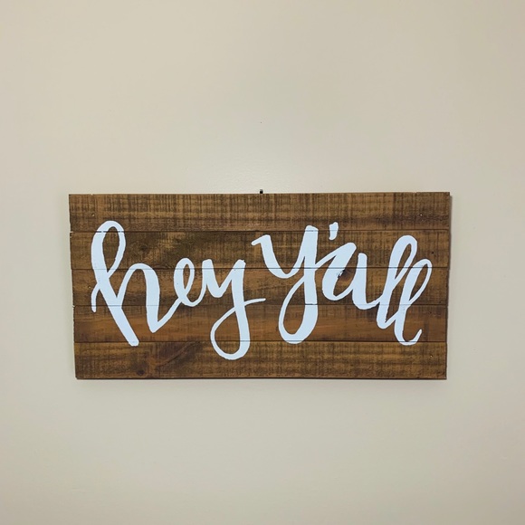 Hey y’all wall decor sign - Picture 1 of 6